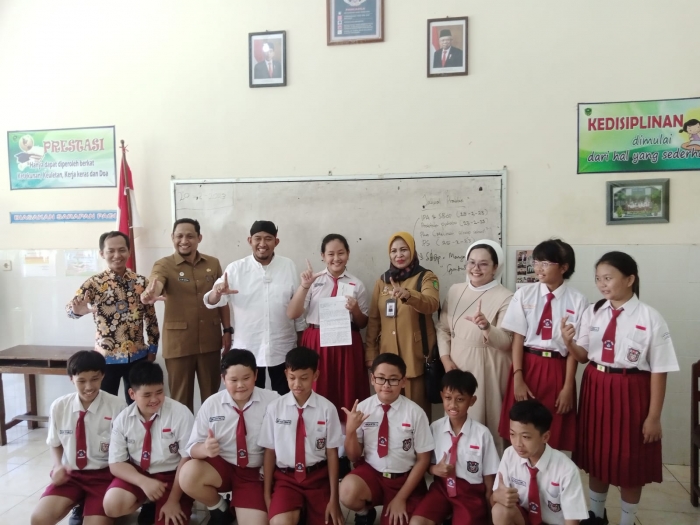 BUPATI SUMENEP BERKUNJUNG KE SDK SANG TIMUR SUMENEP