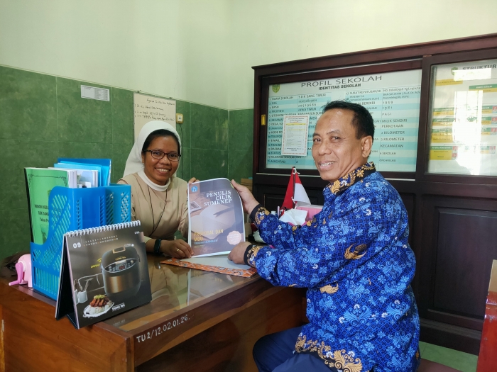 Demi mewujudkan punulis cilik Sumenep yang literat, SDK gagas MoU dengan SDN Pangarangan 3 Sumenep