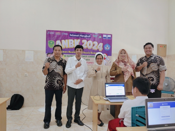 Pelaksanaan ANBK di SDK Sang Timur Sumenep